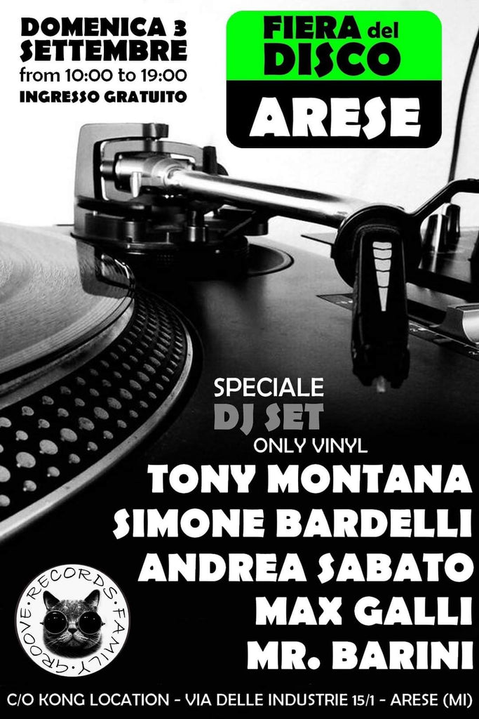 Domenica 3 Settembre torna la FIERA DEL DISCO