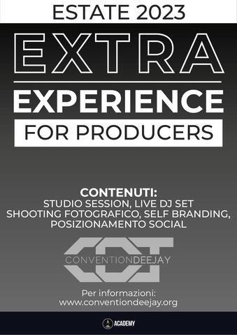 EXTRA Experience per PRODUCERS - Estate 2023