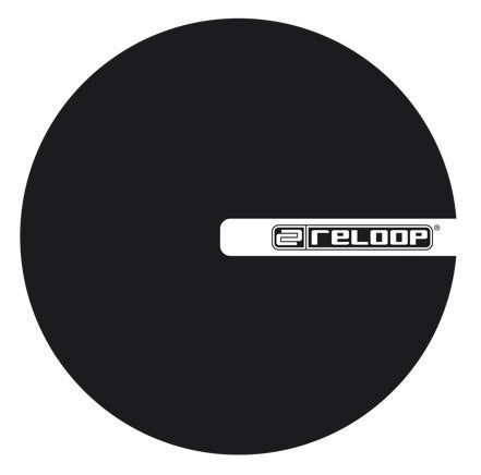 RELOOP SLIPMAT LOGO BLACK (COPPIA)